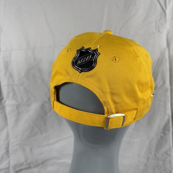 Nashville Predators Hat Cap Strap Back Yellow NHL Hockey Mens One Size Fanatics - Picture 3 of 7